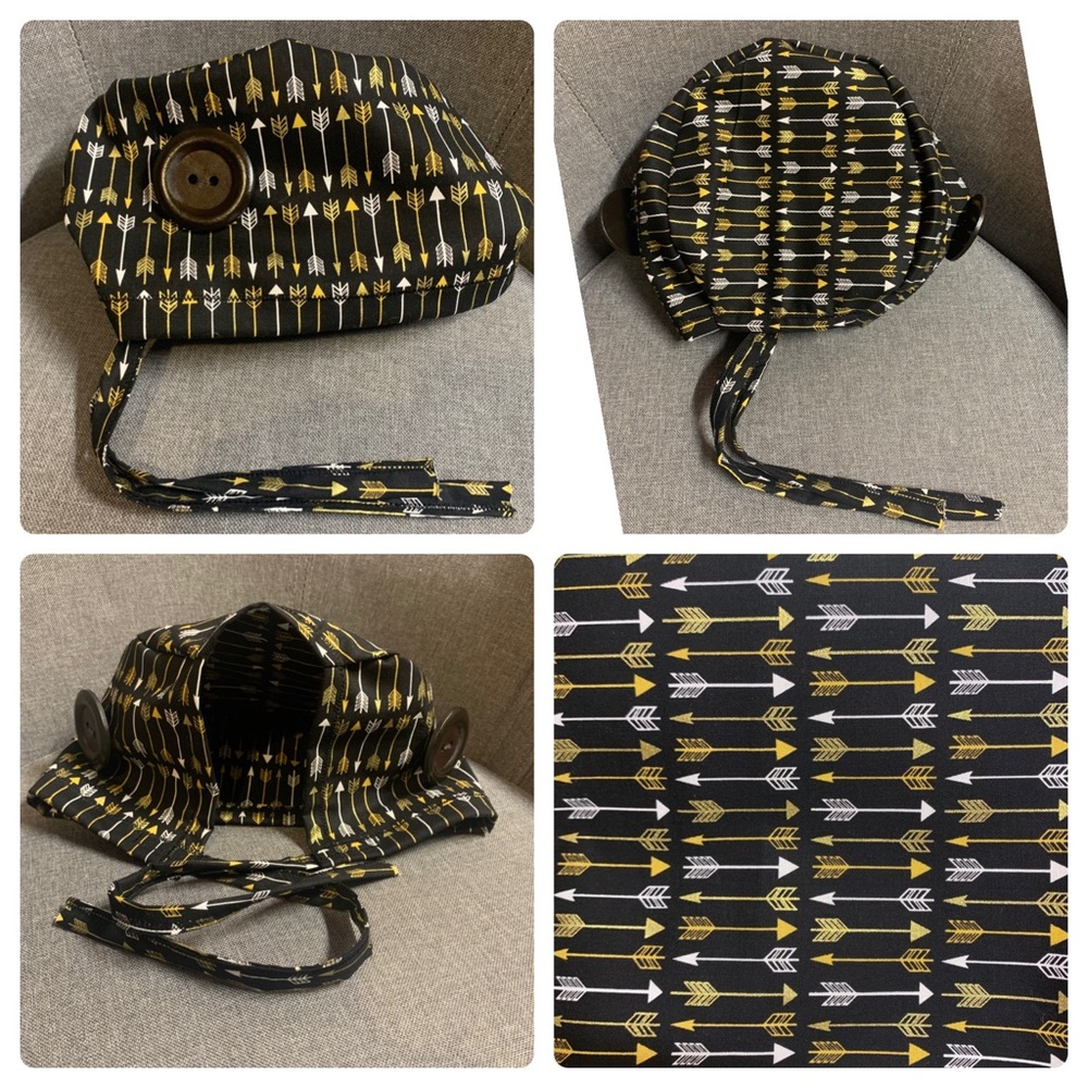 High Quality Fitted Scrub Cap with Buttons